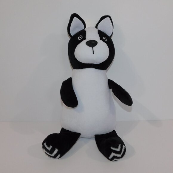 Jesse + Lulu Black White 11" Plush stuffed French Bulldog Frenchie dog baby Toy - Picture 2 of 4
